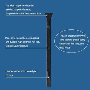 Plastic Scraper MultiPurpose Scraper NonScratch Cleaning Tool Easy to Clean Small and Narrow Spaces and Gaps Perfect to Remove Stickers Labels Oil Stains Food Dirt Etc 3Pcs