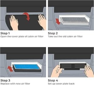CF11182 Cabin Air Filter With Honda CivicClarityCRV CRVCRZ CRZFitHRV HRVInsightOdyssey Acura RDXTLX 2016 2017 2018 2019 2020 2021 2022 2023 2024 Activated Carbon Air Filters