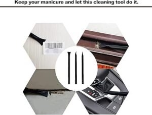 Plastic Scraper MultiPurpose Scraper NonScratch Cleaning Tool Easy to Clean Small and Narrow Spaces and Gaps Perfect to Remove Stickers Labels Oil Stains Food Dirt Etc 3Pcs
