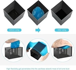 DNA MOTORING 4 Pack Car Cleaning Gels Auto Detailing Tools Cleaning Putty Car Interior Cleaner Car Jelly Cleaner Keyboard Cleaner Car Cleaning Supplies Car Gifts for Men Women TOOLS00150