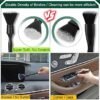 Car Interior Duster Detail Brush Cleaning Gel Kit Soft Dash Vent Dusting Slime Putty Detailing Brushes Accessories Essentials Supplies Tools for AutoTruckSUVRV