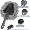 Car Interior Duster Detail Brush Cleaning Gel Kit Soft Dash Vent Dusting Slime Putty Detailing Brushes Accessories Essentials Supplies Tools for AutoTruckSUVRV