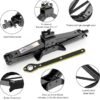 IMAYCC Car Jack Kit Scissor Jack for Car 2 Ton (4409 lbs) Tire Jack Repair KitSpare Tire Changing Kit with Lug WrenchEmergency Kit for VehicleAutoSUVMPV