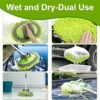 8191k0a9FEL._AC_SY355_.jpg anngrowy 62 Microfiber Car Wash Brush Mop Kit Mitt Sponge with Long Handle Car Cleaning Supplies Kit Duster Washing Car Tools Accessories 1 Chenille ScratchFree Replacement Head Aluminum Alloy Pole