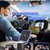 Wireless CarPlay Adapter for Apple iPhone Used to Convert Wired Connections Into Wireless Connections Car Play Adapter 2in1 Compatible with iOS 12+and Android 12 Plug and Play No Latency