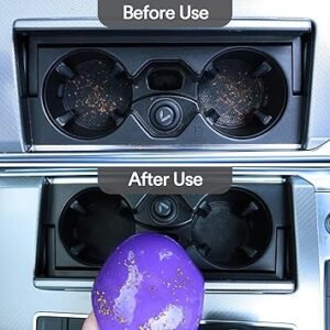 PULIDIKI Car Cleaning Gel Cleaning Putty Car Interior Cleaner Car Detailing Kit Car Cleaning Slime Car Cleaning Supplies Car Accessories Gifts Purple