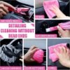 81Fbu7HphaL._AC_SY355_.jpg Viewsun 17pcs Car Cleaning Kit Pink Car Interior Detailing Kit with High Power Handheld Vacuum Detailing Brush Set Windshield Cleaner Cleaning Gel Complete Auto Accessories for Women Gift