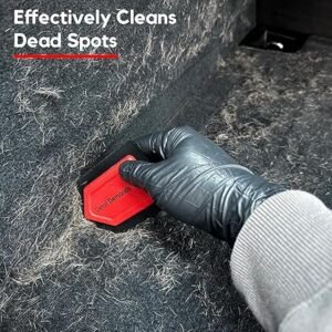 Mini Pet Hair Remover | Dog Hair Remover for Car Carpet Car Cleaning Supplies Cat Hair Remover for Furniture Reusable Carpet Brush and Lint Remover Pet Hair Removal Tool